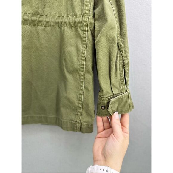 Madewell Womens Green Long Sleeve Military Dispatch Utility Jacket Size Small - Picture 3 of 9
